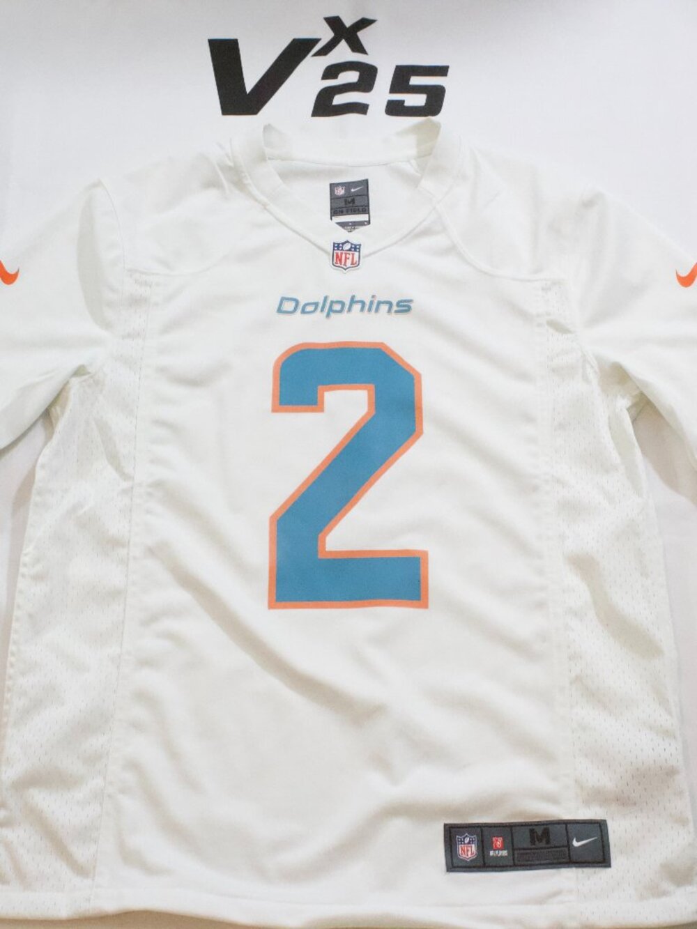 NEW Men's NFL Nike Miami Dolphins Malik Willis White Jersey Size Medium
